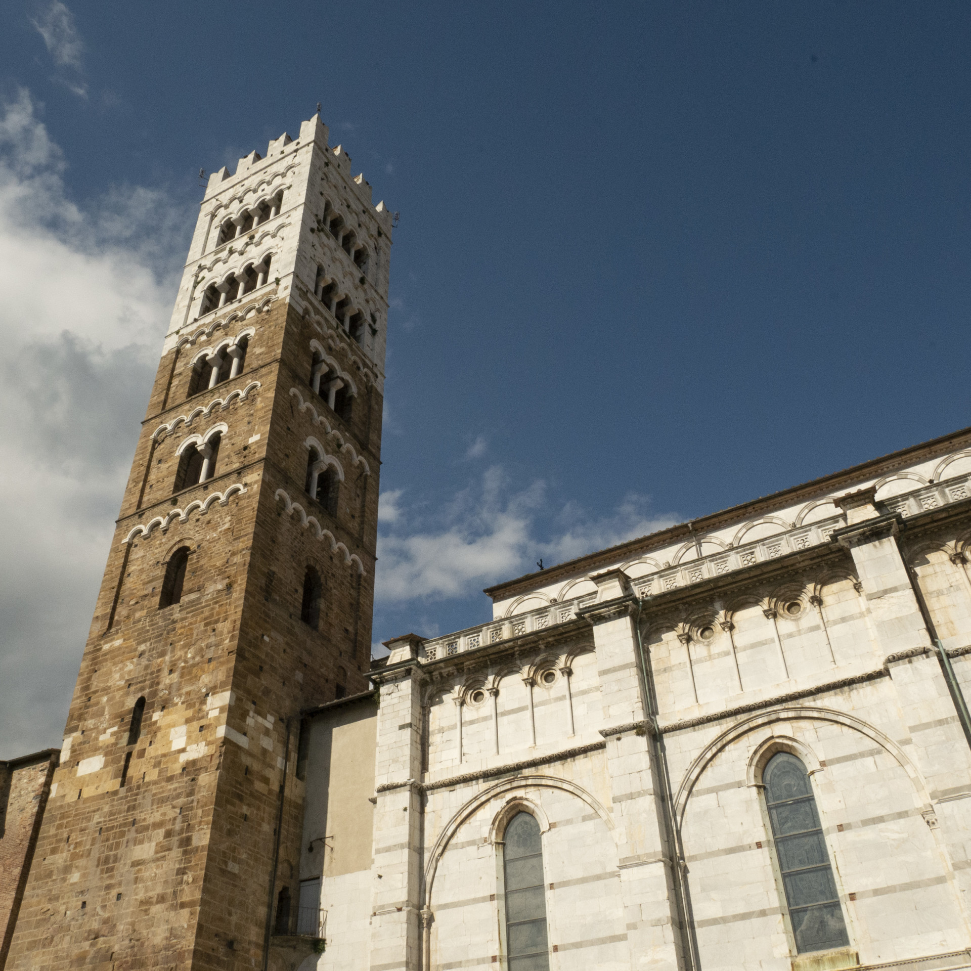 Lucca's imposing towers